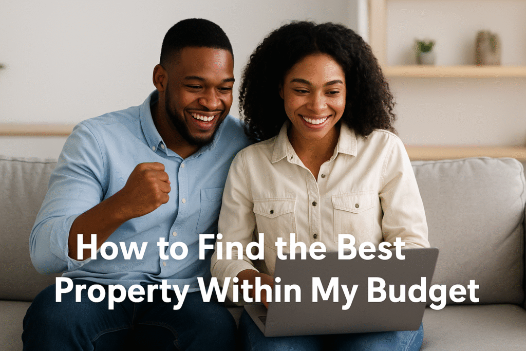 how to find the best property within my budget